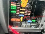 Fuse box in glove box UK car.JPG